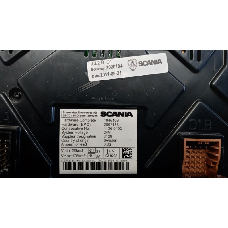 SCANIA QUADRO STRUMENTI SCANIA Serie G 2005> usato