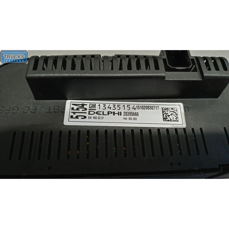 OPEL AC CONTROL UNIT OPEL Astra J 2012>2015 used