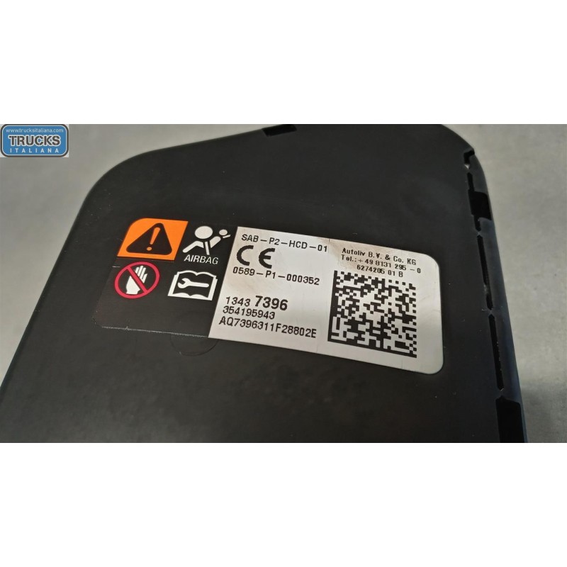 OPEL CURTAIN AIRBAG LEFT OPEL Astra J 2012>2015 used