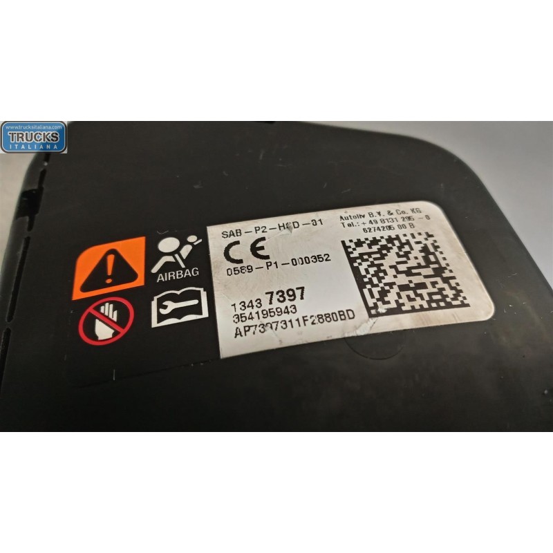 OPEL AIR BAG LATERALE DESTRO OPEL Astra J 2012>2015 usato