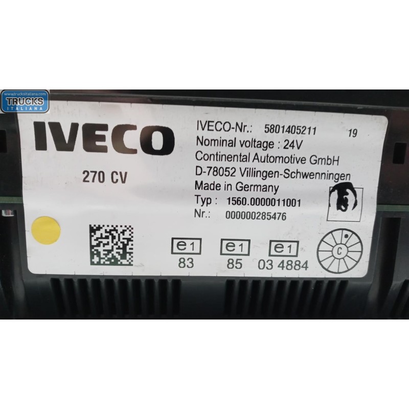 IVECO QUADRO STRUMENTI IVECO EUROCARGO 2008>2013 usato