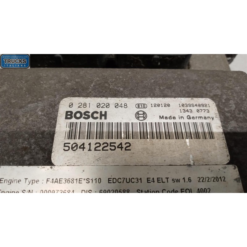 IVECO ENGINE UNIT IVECO EUROCARGO 2008>2013 used