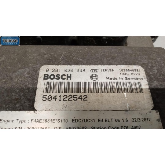 CENTRALINA MOTORE IVECO EUROCARGO 2008>2013 usato