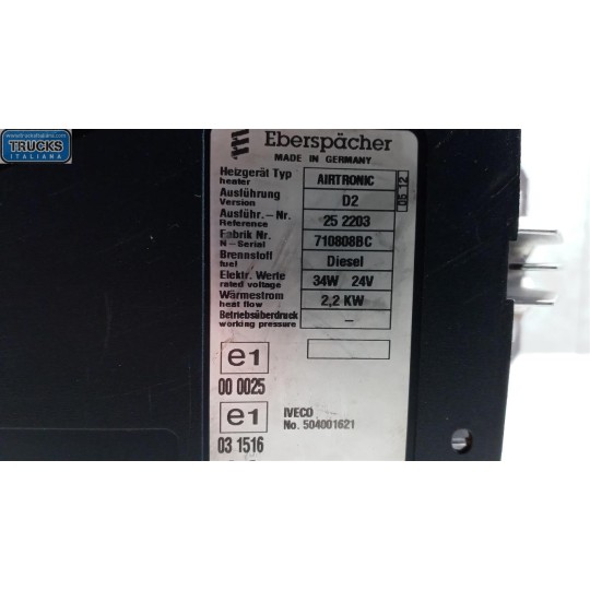WEBASTO IVECO EUROCARGO 2008>2013 used