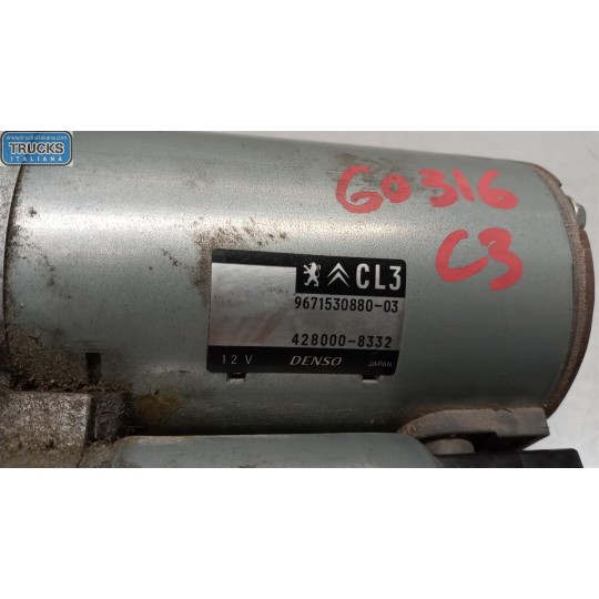 STARTER MOTOR CITROEN C3 2013>2016 used