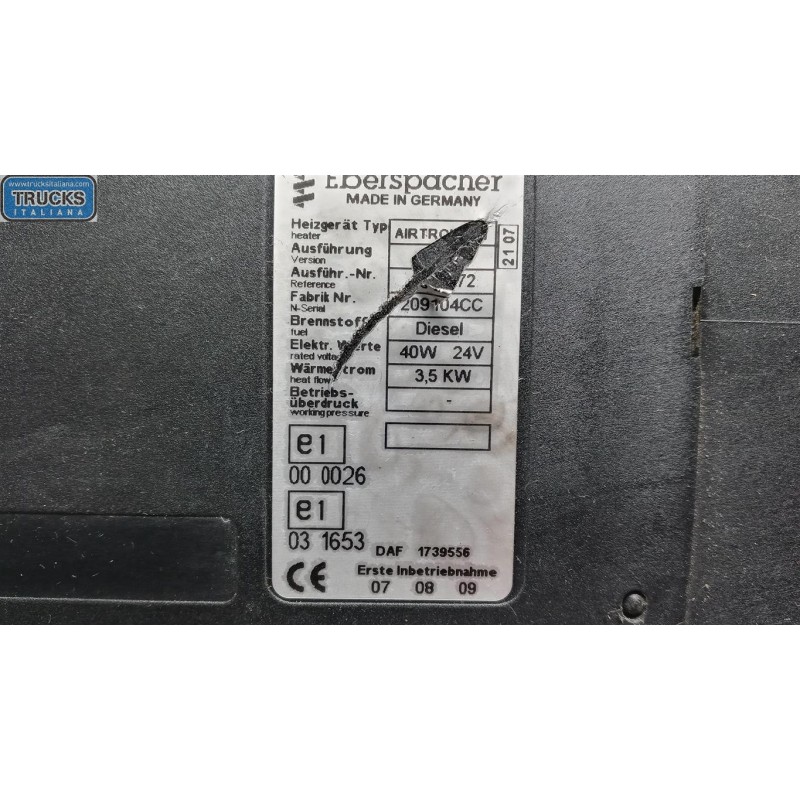 DAF WEBASTO DAF XF105 used