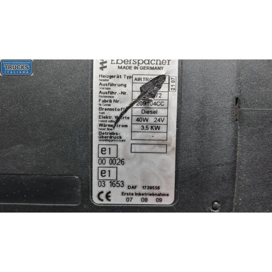 WEBASTO DAF XF105 usato