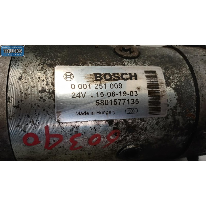 IVECO STARTER MOTOR IVECO EUROCARGO 2005>2008 used