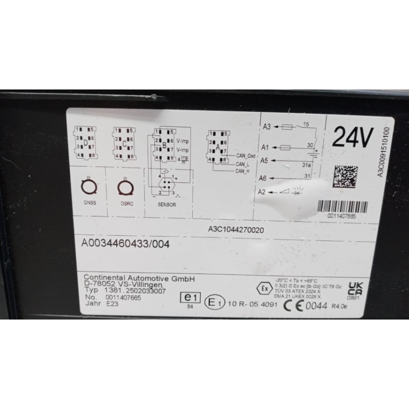 MERCEDES-BENZ truck TACHIGRAFO MERCEDES-BENZ truck Actros euro 6 2022> usato