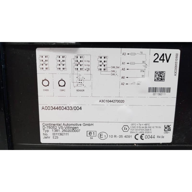 MERCEDES-BENZ truck TACHIGRAFO MERCEDES-BENZ truck Actros euro 6 2022> usato