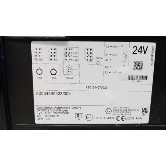 TACHIGRAFO MERCEDES-BENZ truck Actros euro 6 2022> usato