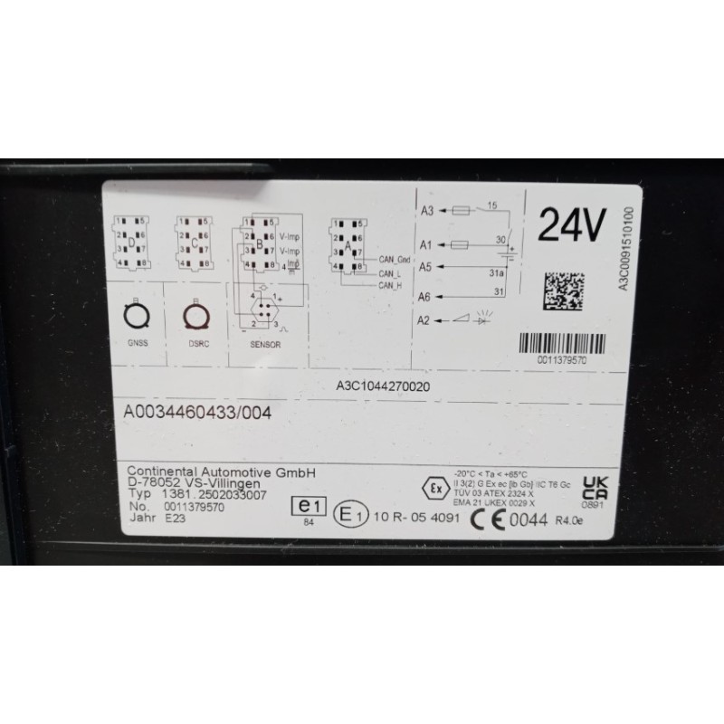 MERCEDES-BENZ truck TACHIGRAFO MERCEDES-BENZ truck Actros euro 6 2022> usato