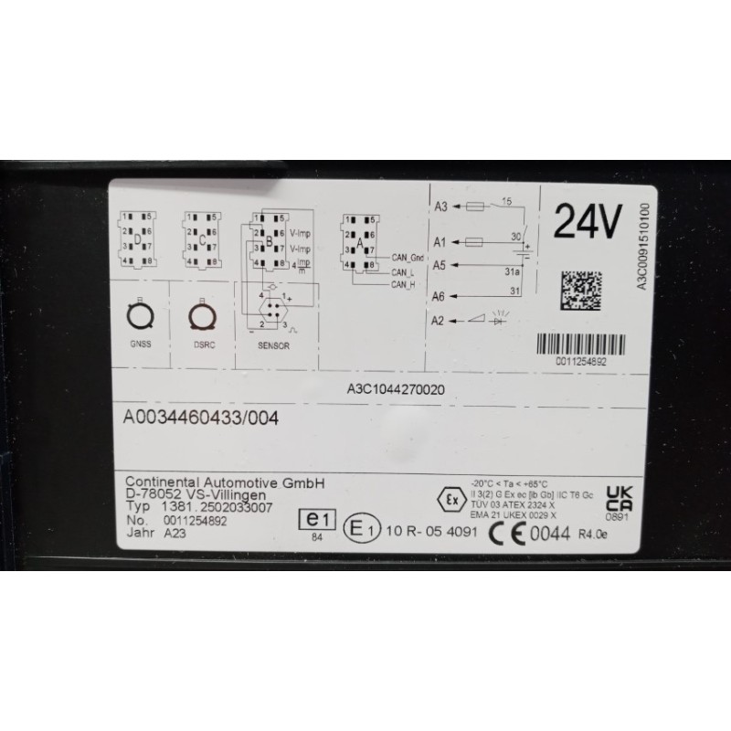 MERCEDES-BENZ truck TACHIGRAFO MERCEDES-BENZ truck Actros euro 6 2022> usato