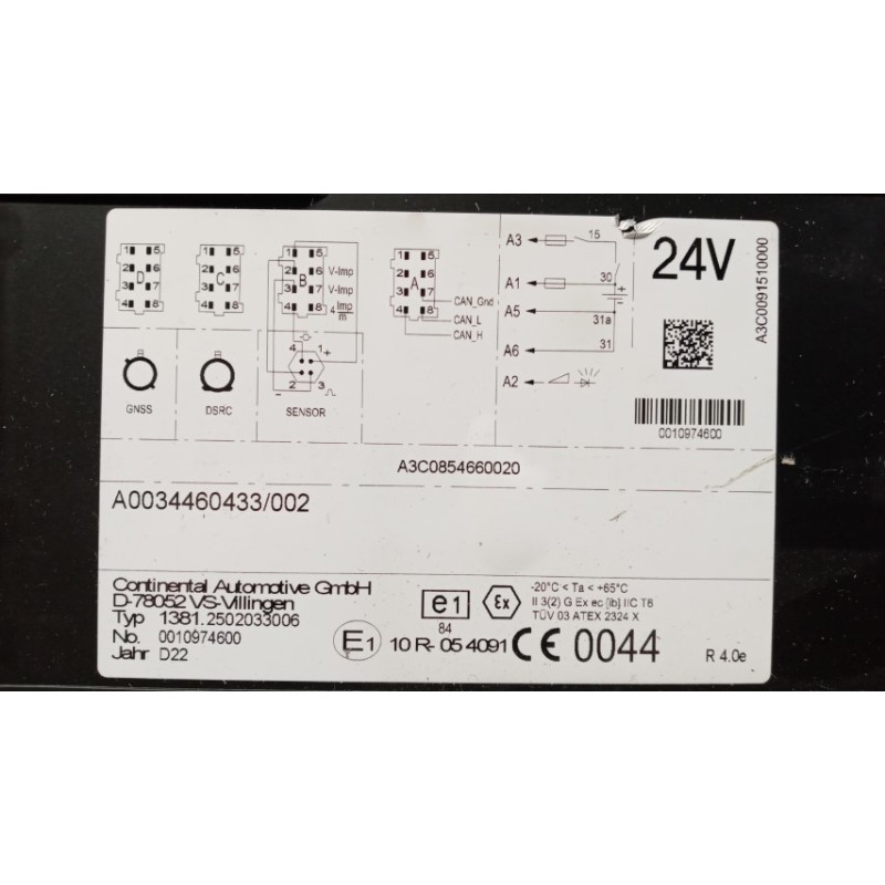 MERCEDES-BENZ truck TACHIGRAFO MERCEDES-BENZ truck Actros euro 6 2022> usato