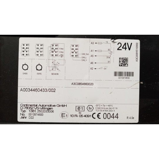 TACHIGRAFO MERCEDES-BENZ truck Actros euro 6 2022> usato