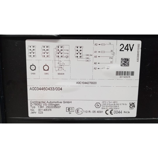 TACHIGRAFO MERCEDES-BENZ truck Actros euro 6 2022> usato