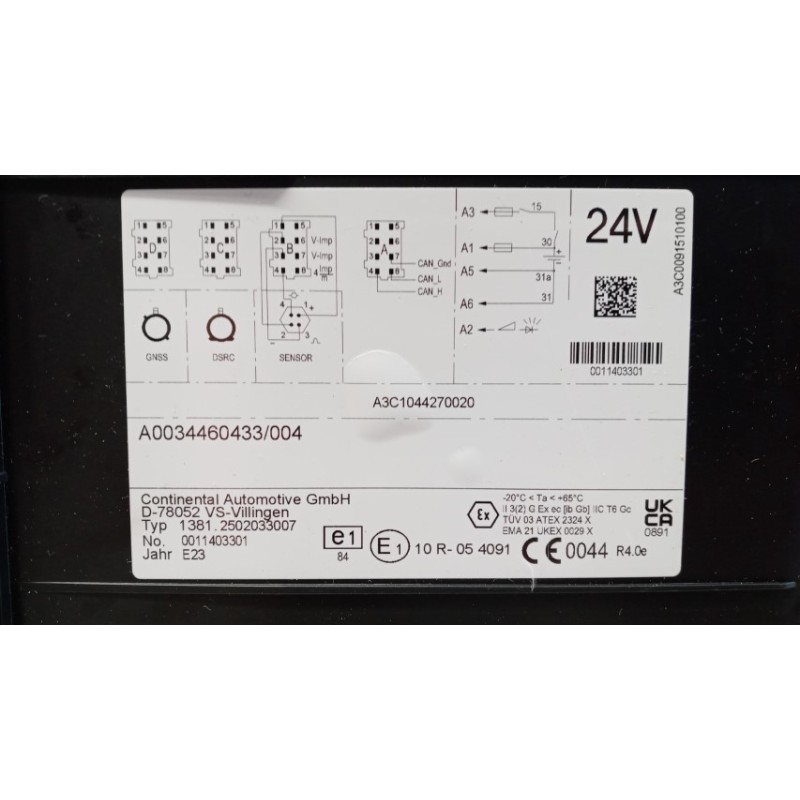 MERCEDES-BENZ truck TACHIGRAFO MERCEDES-BENZ truck Actros euro 6 2022> usato