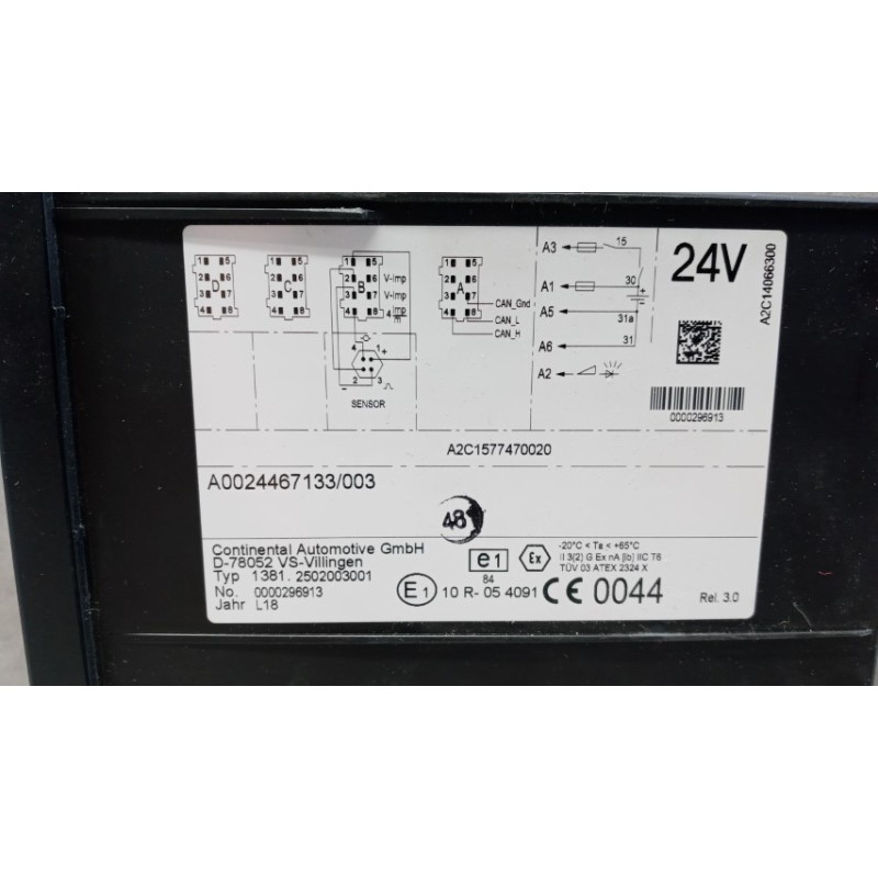 MERCEDES-BENZ truck TACHIGRAFO MERCEDES-BENZ truck Actros euro 6 2014>2021 usato