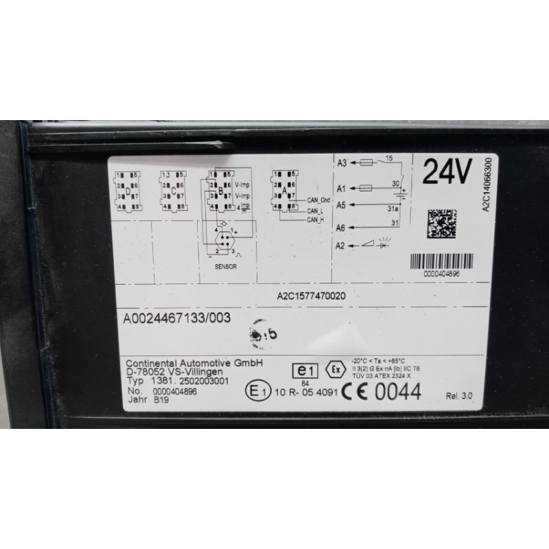 MERCEDES-BENZ truck TACHIGRAFO MERCEDES-BENZ truck Actros euro 6 2014>2021 usato