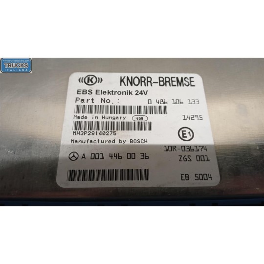 CENTRALINA EBS CONTROLLO FRENATA MERCEDES-BENZ truck Actros euro 5 2008>2013 usato