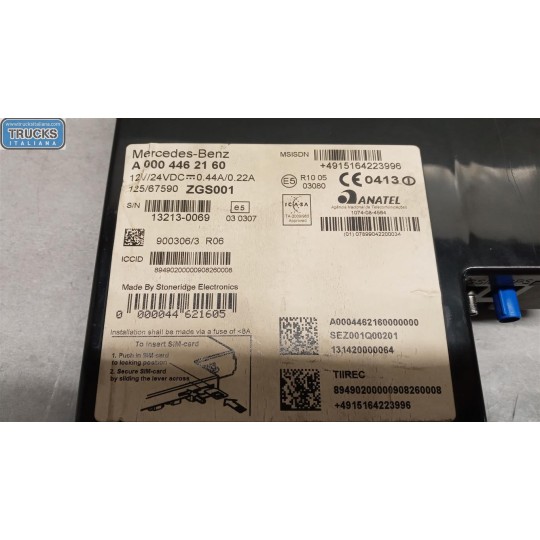 TACHIGRAFO MERCEDES-BENZ truck Actros euro 5 2008>2013 usato