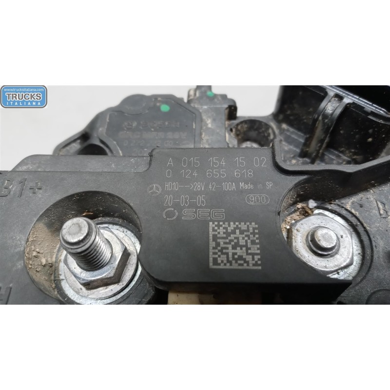 MERCEDES-BENZ truck ALTERNATOR MERCEDES-BENZ truck Actros euro 5 2008>2013 used