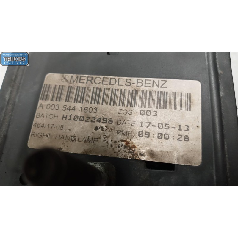 MERCEDES-BENZ truck RIGHT REAR LIGHT MERCEDES-BENZ truck Actros euro 5 2008>2013 used