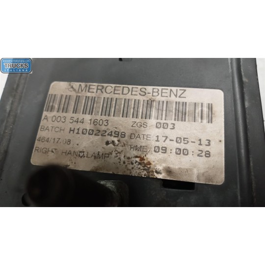 RIGHT REAR LIGHT MERCEDES-BENZ truck Actros euro 5 2008>2013 used
