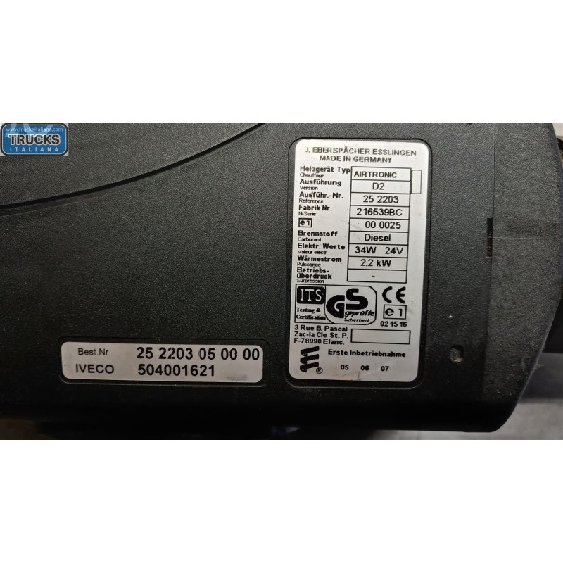 IVECO WEBASTO IVECO Stralis 2003>2007 used