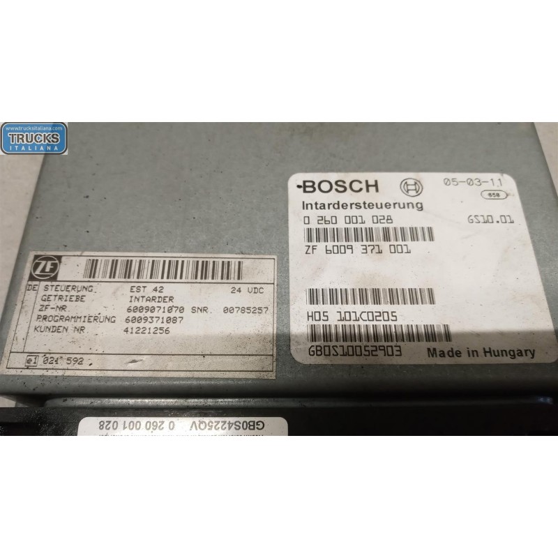 IVECO VARIOUS CONTROL UNIT C IVECO Stralis 2003>2007 used