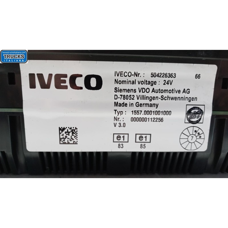 IVECO INSTRUMENT PANEL IVECO Stralis 2007>2013 used