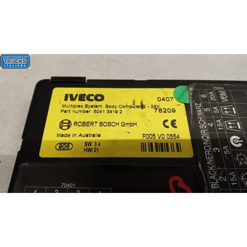 IVECO VARIOUS CONTROL UNITS B  IVECO Stralis 2007>2013 used