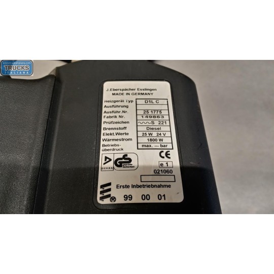 WEBASTO SCANIA 144 used