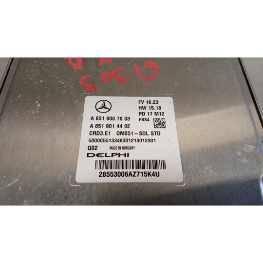 CENTRALINA MOTORE MERCEDES-BENZ Classe CLA (C117) 2016>2019 usato