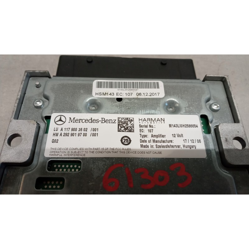 MERCEDES-BENZ CENTRALINE VARIE MERCEDES-BENZ Classe CLA (C117) 2016>2019 usato