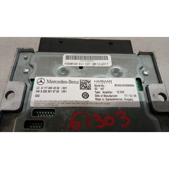 CENTRALINE VARIE MERCEDES-BENZ Classe CLA (C117) 2016>2019 usato