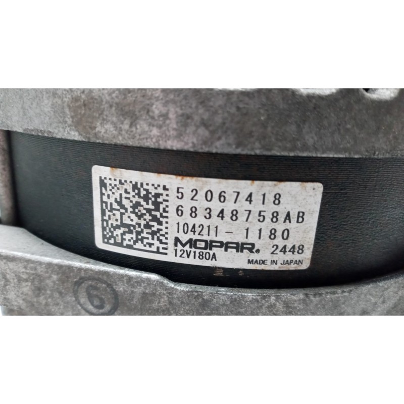 JEEP ALTERNATOR JEEP Compass 2017> used