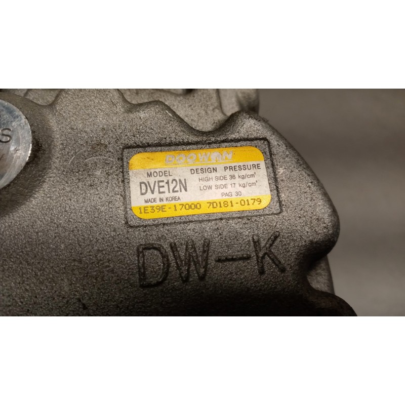 KIA AIR CONDITIONER COMPRESSOR KIA Rio 2017> used