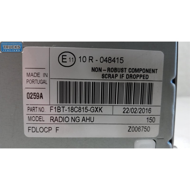 FORD AUTORADIO FORD B-Max 2012> usato