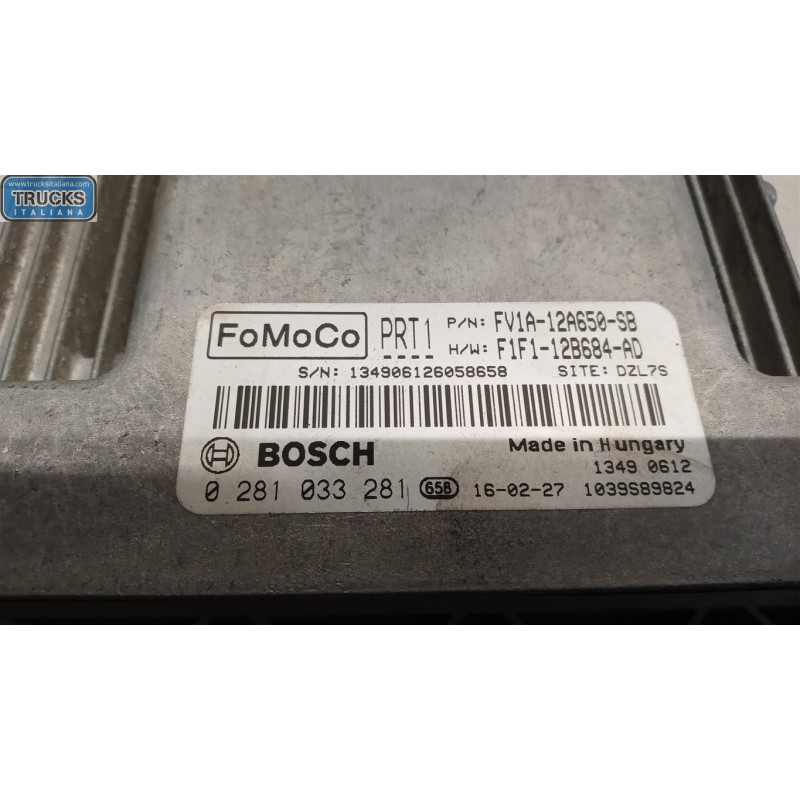 FORD ENGINE UNIT FORD B-Max 2012> used