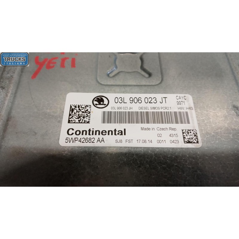 SKODA CENTRALINA MOTORE SKODA Yeti 2012> usato