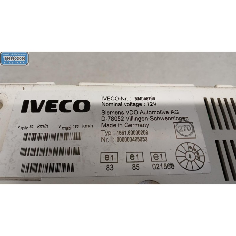 IVECO QUADRO STRUMENTI IVECO Daily 2000>2006 usato