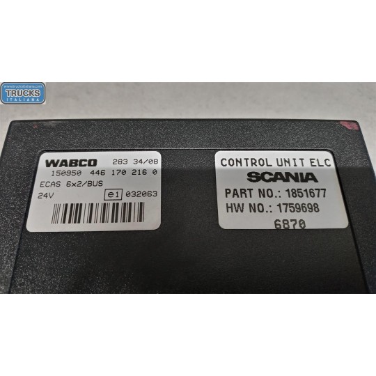 CENTRALINE VARIE B SCANIA Serie R 2005> usato