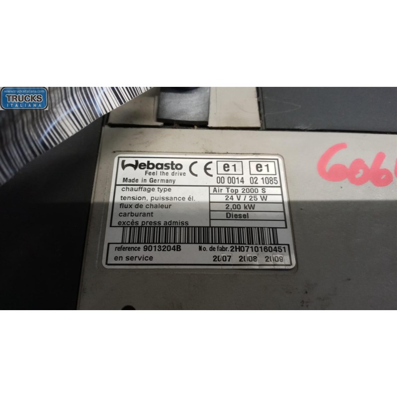 RENAULT truck WEBASTO RENAULT truck Magnum 2001>2010 usato