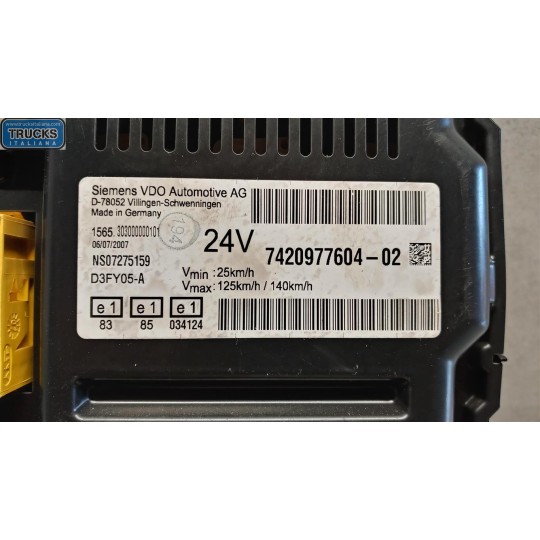 INSTRUMENT PANEL RENAULT truck Magnum 2001>2010 used