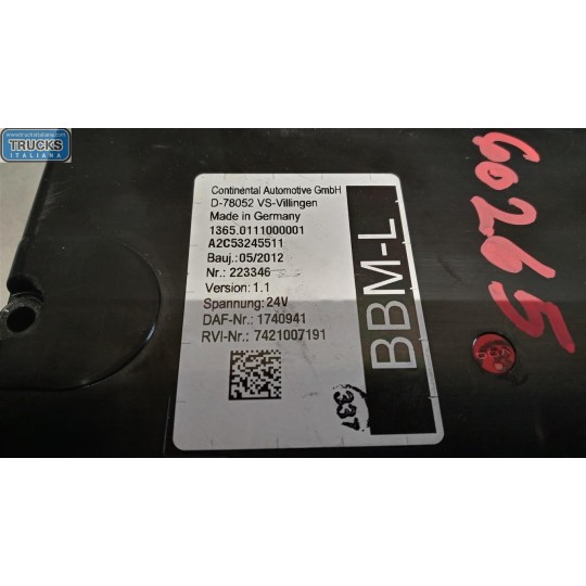 CENTRALINE VARIE C DAF XF105 usato