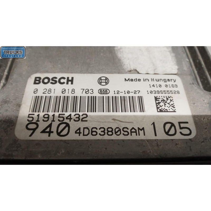 ALFA ROMEO CENTRALINA MOTORE ALFA ROMEO Giulietta 2010>2016 usato