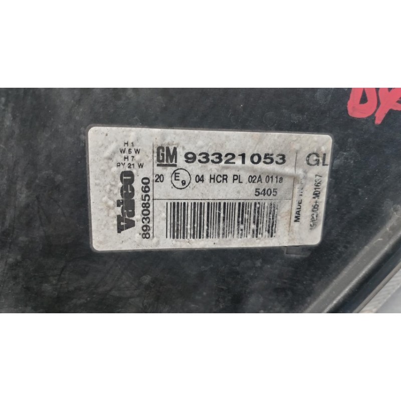 OPEL FARO ANTERIORE DESTRO OPEL Meriva A 2003>2006 usato