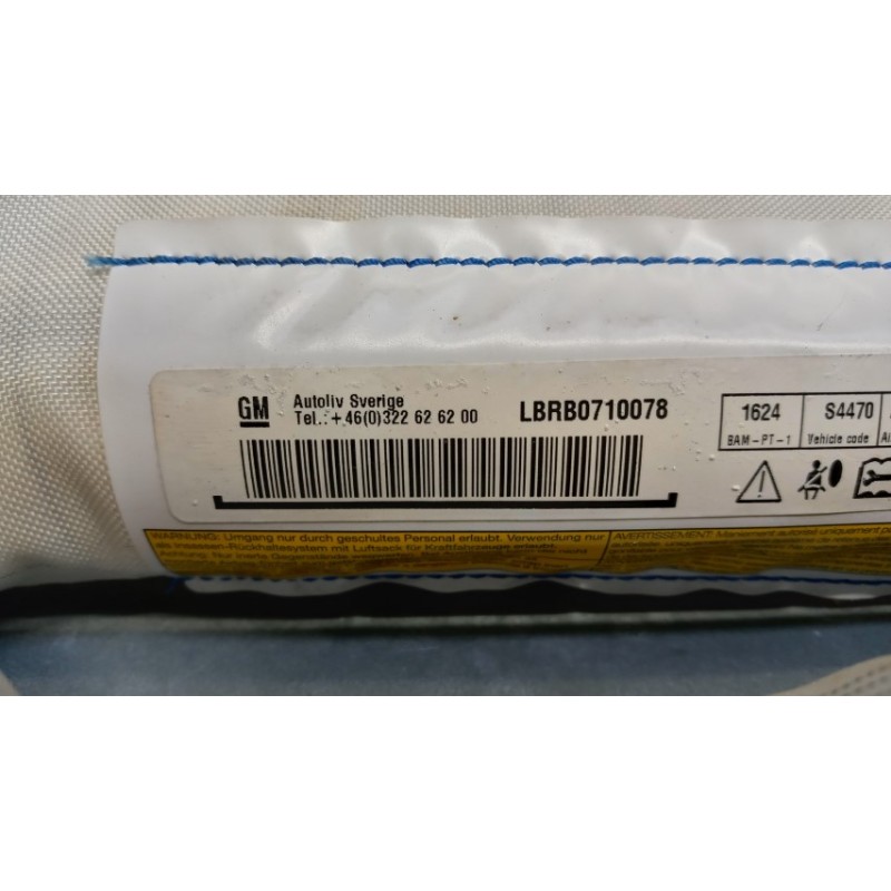 OPEL AIR BAG TETTO SINISTRO OPEL Meriva B 2010>2014 usato
