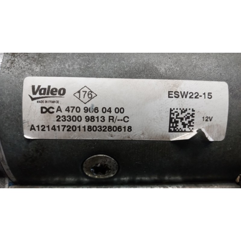 RENAULT van STARTER MOTOR RENAULT van Master 2014>2019 used
